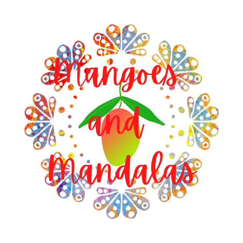 Mangoes and mandalas logo