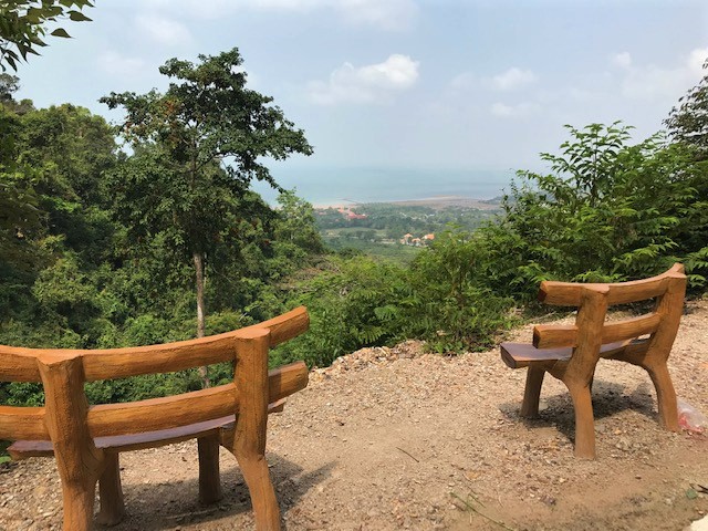 One of the many viewpoints in Kep National Park, Cambodia.